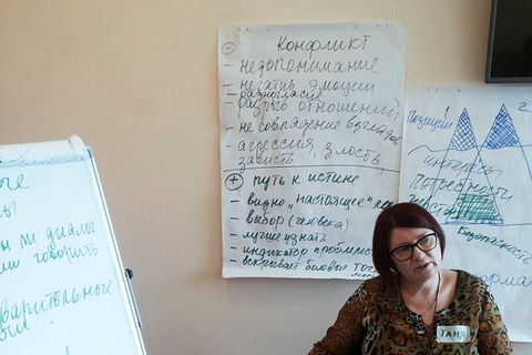 Workshop “Art of Dialogue through Nonviolent Communication” held in Kryvyi Rih