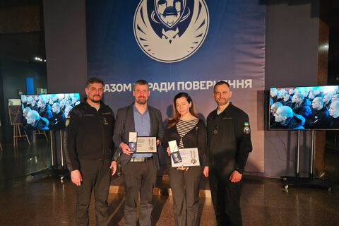 Олена Ганцяк отримала відзнаку Координаційного штабу з питань поводження з військовополоненими