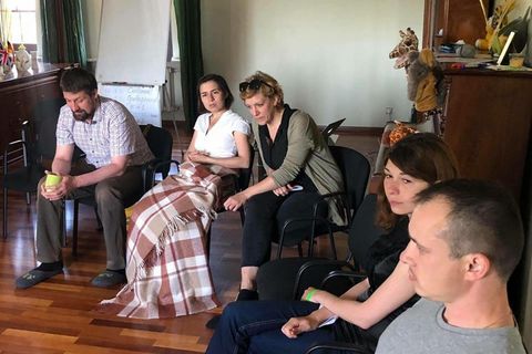 Program coordinator of Civil Peace Service Ukraine Hannah Techner visited “Dignity Space”