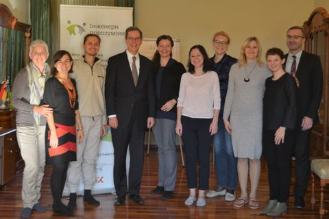 Representatives of the U.S. Institute of Peace visited the House of Peace Engineers
